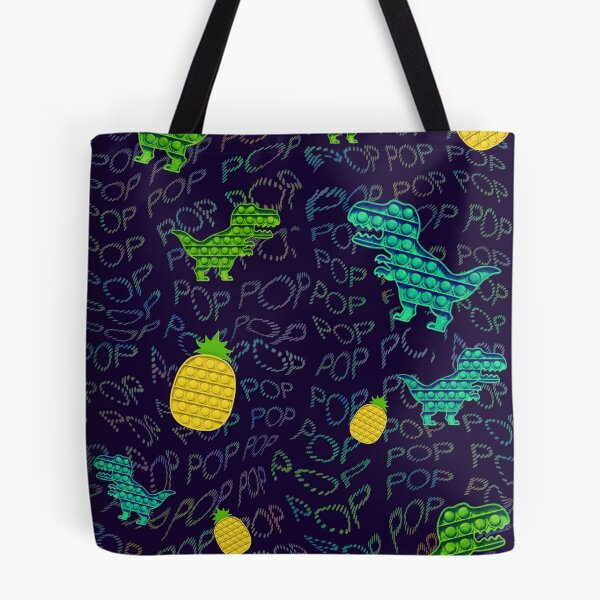 Item preview, Pineapple Dinosaur Popit Print Pattern designed and sold by Blobertinka.
