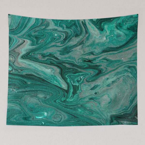 Item preview, Motif de marbre turquoise lisse de qualité supérieure designed and sold by Piper-Deals.
