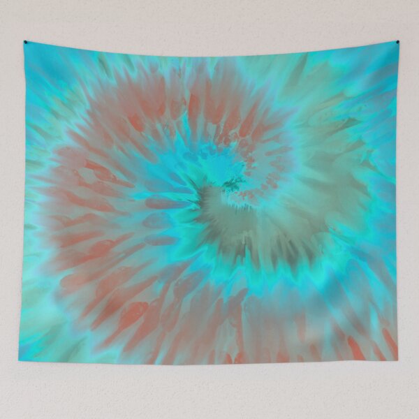 Item preview, Spiral Abstract in Ocean Palette designed and sold by PlumKind.