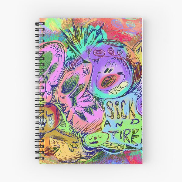 Item preview, sick & tired designed and sold by SnoringGoose.
