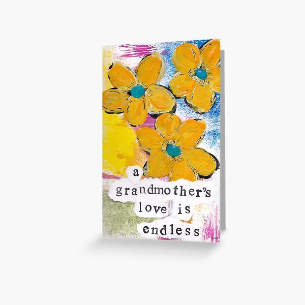 A Grandmothers Love Greeting Card