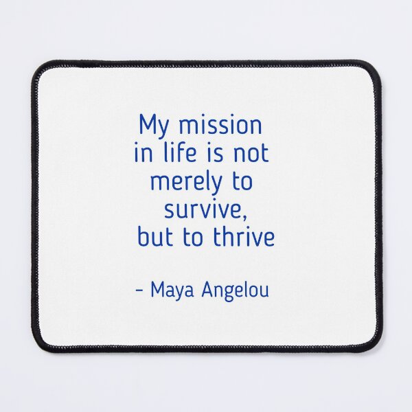 Item preview, My mission in life is not merely to survive, but to thrive designed and sold by Inspirationmotivation.