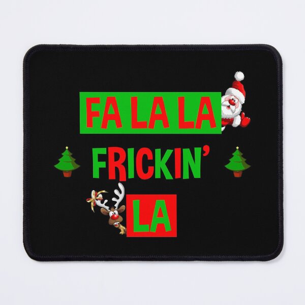 Item preview, Fa La La Frickin' La Funny Holiday Christmas designed and sold by Cat Lady Designs.