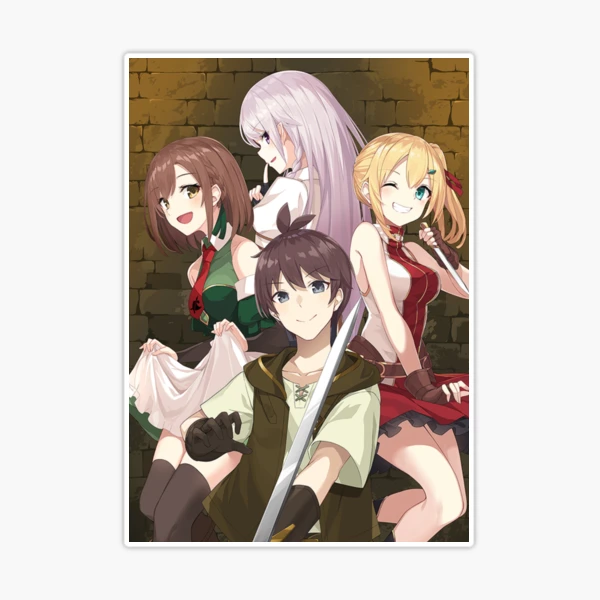 ore dake haireru kakushi dungeon-lola, noir and emma Poster for Sale by  Senpaih