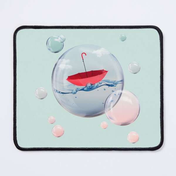 Item preview, Red Umbrella in a Bubble designed and sold by Vin Zzep.
