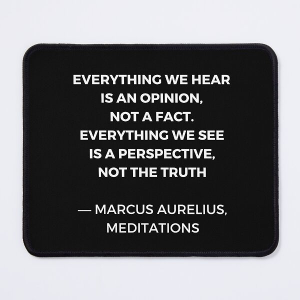 Item preview, Stoic Wisdom Quotes - Marcus Aurelius Meditations - Everything we hear is an opinion designed and sold by Inspirationmotivation.