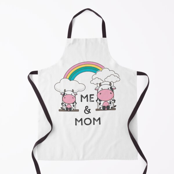 Item preview, Cow Aesthetic - Me And Mom - Cute Rainbow  designed and sold by crazycollective.