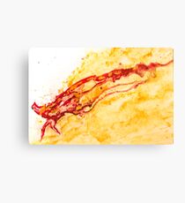 Playstation Journey Man Watercolor Original Splash Art Canvas Print