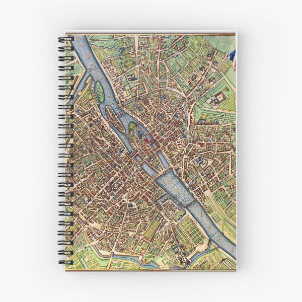 Item preview, Vintage Historic Paris Map designed and sold by MikePrittie.
