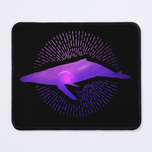 Item preview, Purple and Pink Galaxy Space Whale designed and sold by blackdogshop.