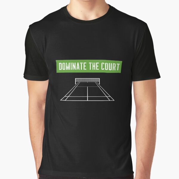 Dominate The Badminton Court Graphic T-Shirt