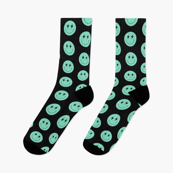 Item preview, Teal Smiley Lightning Bolt Face designed and sold by jessicaleah15.