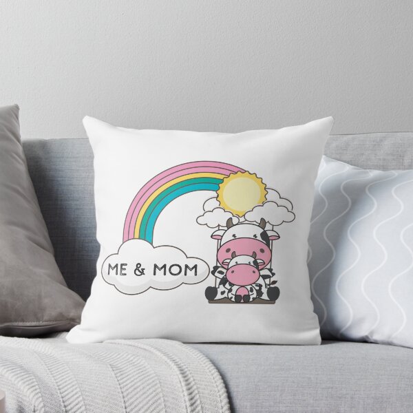Item preview, Cow Aesthetic - Me And Mom - Cute Rainbow  designed and sold by crazycollective.