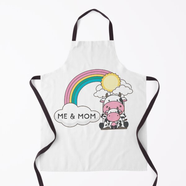 Item preview, Cow Aesthetic - Me And Mom - Cute Rainbow  designed and sold by crazycollective.