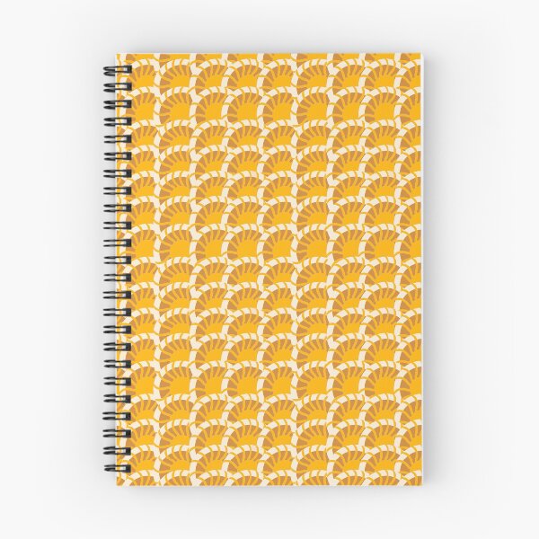 Item preview, Sol geométrico, patron circular naranja designed and sold by Pinistica.