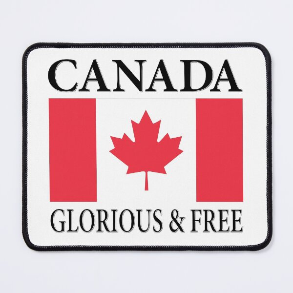 Item preview, Canada Glorious & Free Design in Black Letering designed and sold by Kevin Michael McCall.
