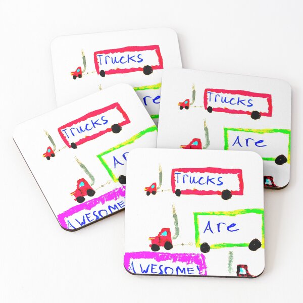Item preview, Trucks are Awesome designed and sold by Bluestringbean.