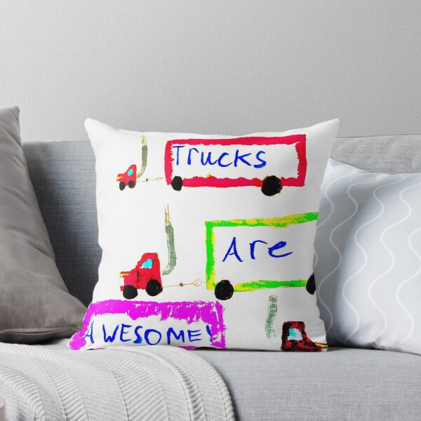 Item preview, Trucks are Awesome designed and sold by Bluestringbean.