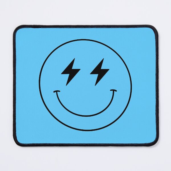HOWLIN'｜ (SMILING FACES BLUE THUNDER) ur,mouse_pad_small_flatlay,