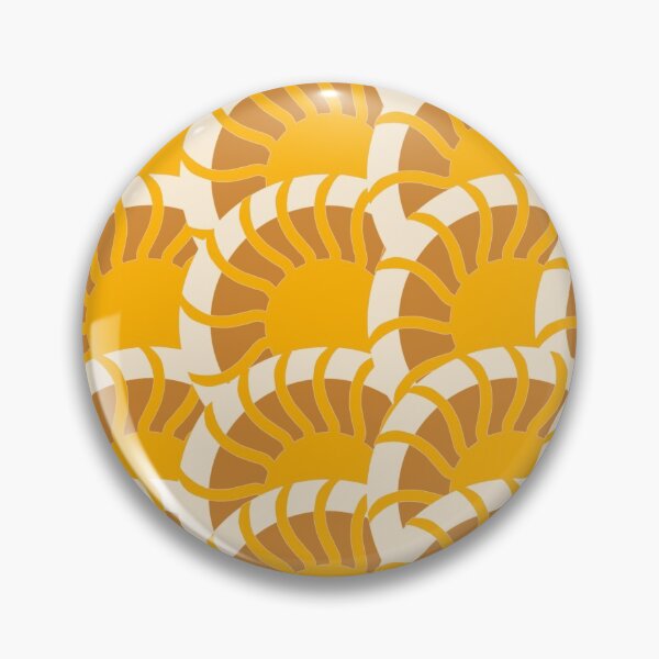 Item preview, Geometric sun, orange circular pattern designed and sold by Pinistica.
