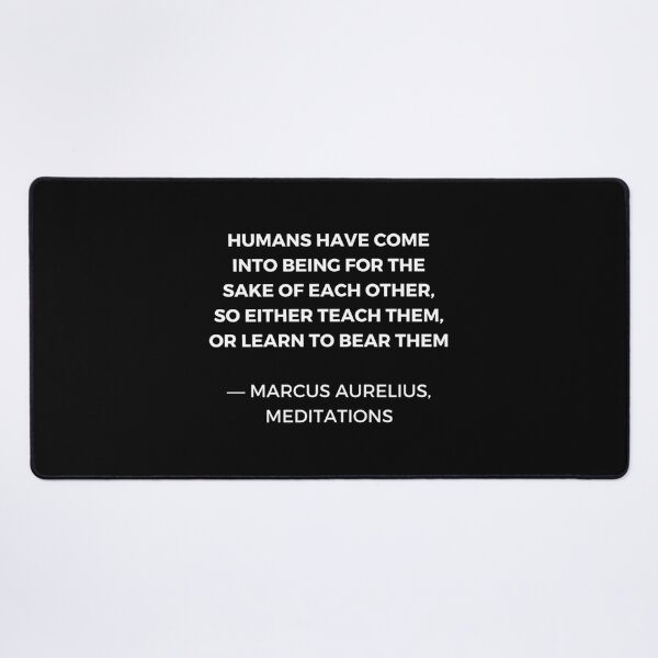 Item preview, Stoic Wisdom Quotes - Marcus Aurelius Meditations - Humans have come into being for the sake of each other designed and sold by Inspirationmotivation.