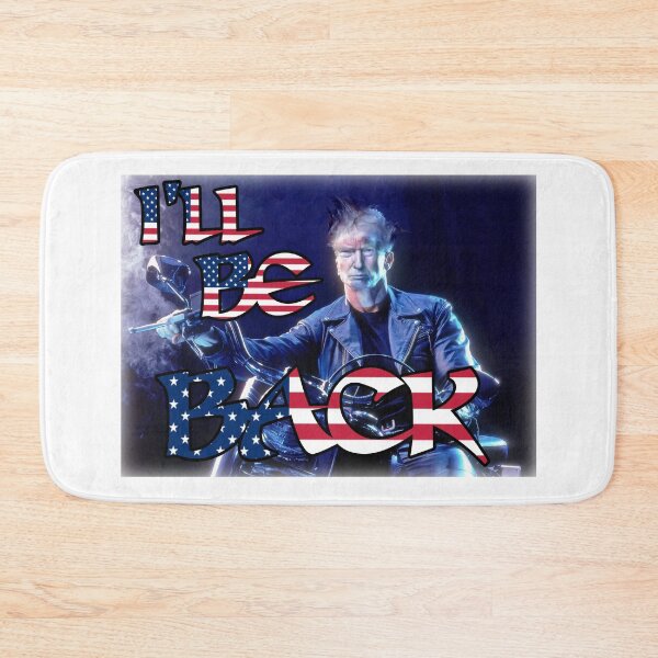Item preview, Trumpinator, I'll Be Back, Trump 2024, funny political design, American flag designed and sold by HazardPaay.