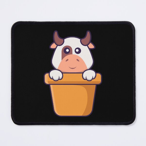Item preview, Cow Aesthetic - Me And Mom - Cute Cow In Pot designed and sold by crazycollective.