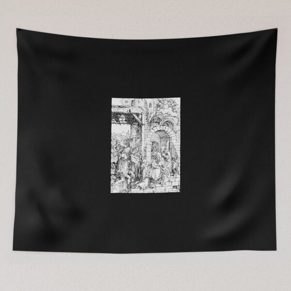 Item preview, Albrecht Durer The-Adoration-Of-The-Magi Engraving Occult designed and sold by soapeselvi.