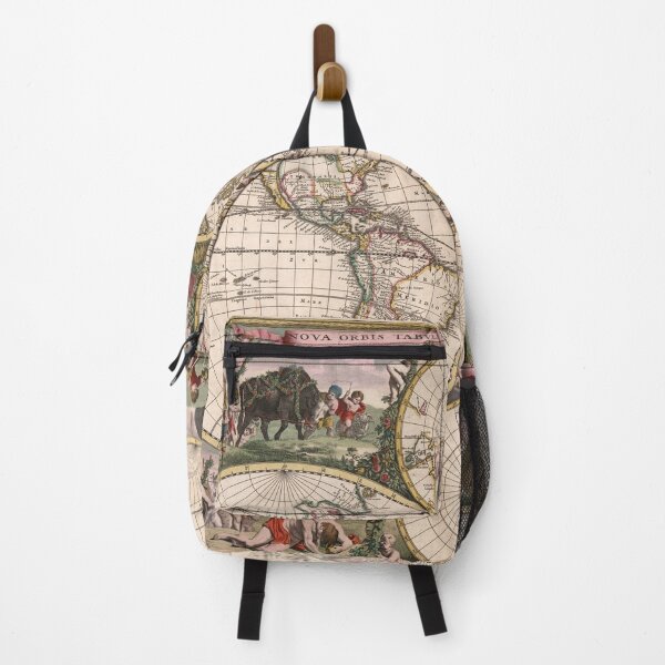 Item preview, Vintage Map of the World in 1682 designed and sold by ganje.