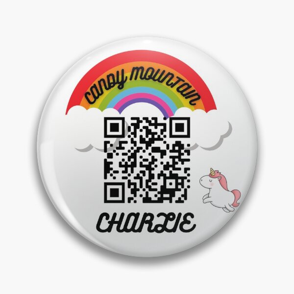 Item preview, Candy Mountain QR Code Design designed and sold by QRcodeTees.