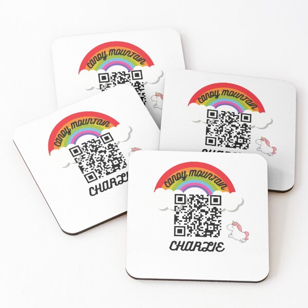 Item preview, Candy Mountain QR Code Design designed and sold by QRcodeTees.