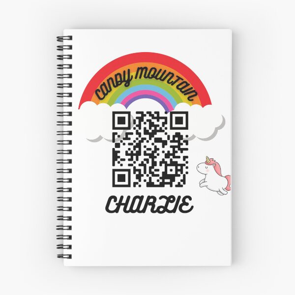 Artikelvorschau, Candy Mountain QR-Code-Design entworfen und verkauft von QRcodeTees.