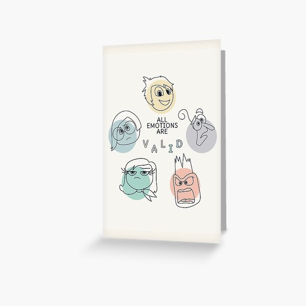 Artikel-Vorschau von Inside Out: Alle Emotionen sind gültig Kunstdruck, designt und verkauft von Plant  Kind Thoughts.