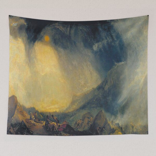 Item preview, Joseph Mallord William Turner - Tormenta de nieve - Hannibal y su ejército cruzando los Alpes designed and sold by Vivanne-art.
