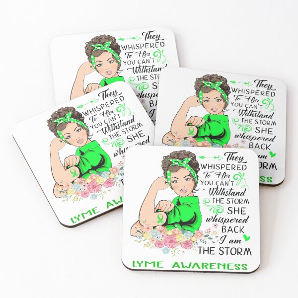 Item preview, I AM THE STORM LYME AWARENESS designed and sold by Brad-FI.