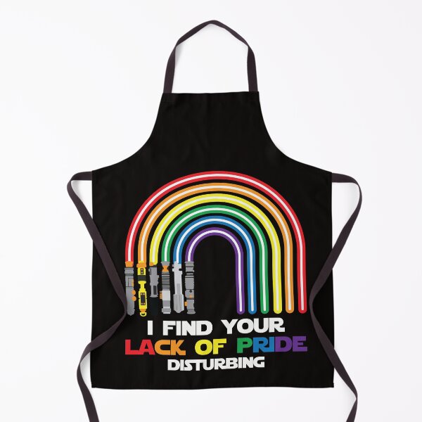 Item preview, I find your lack of pride disturbing light saber rainbow-LGBTQ pride designed and sold by Designs Of all kinds.