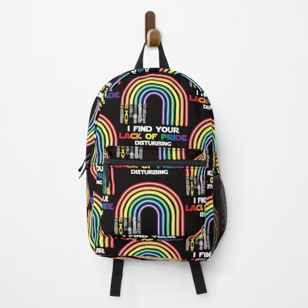 Item preview, I find your lack of pride disturbing light saber rainbow-LGBTQ pride designed and sold by Designs Of all kinds.