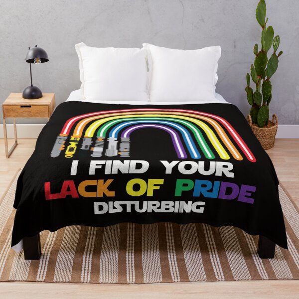 Artikelvorschau, Ich finde deinen Mangel an Stolz störend Lichtschwert Regenbogen-LGBTQ Stolz entworfen und verkauft von Designs Of all kinds.