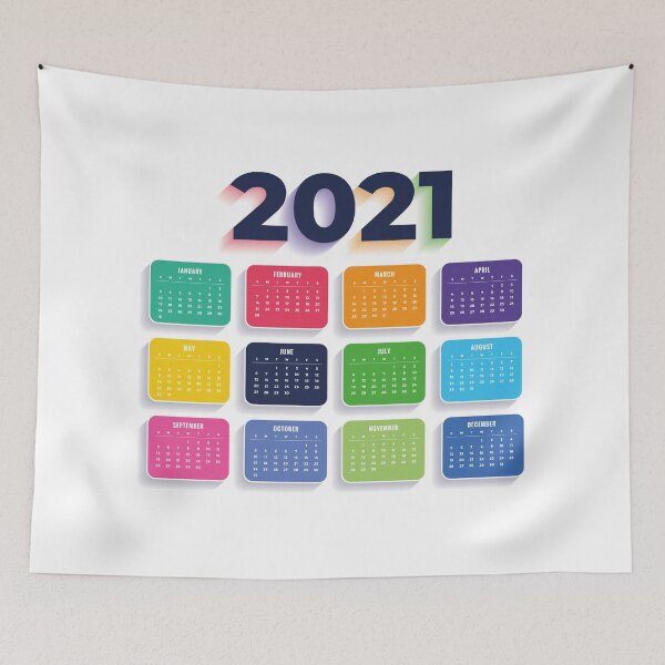 Artikelvorschau, Kalender 2021 Mitarbeitergeschenk entworfen und verkauft von design880.