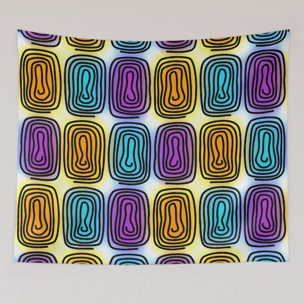 Item preview, Vivid Spiral Doodles designed and sold by MHen.