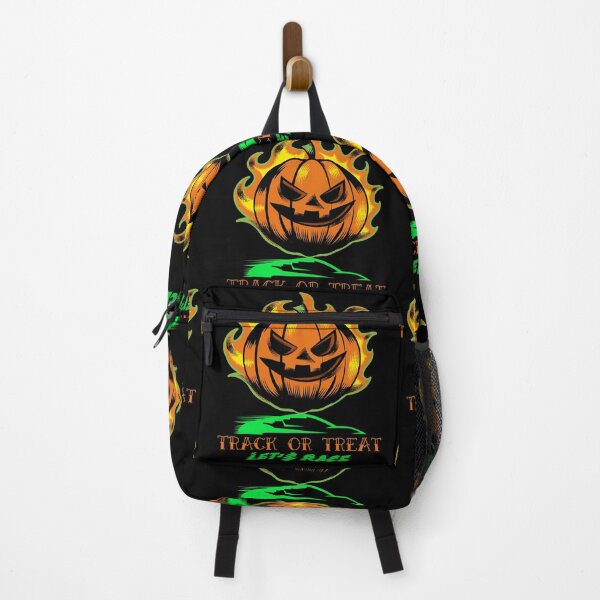 Item preview, Track or Treat Lets Race Flaming Fire Burning Pumpkin designed and sold by CarantinedChaos.