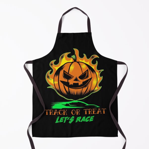 Item preview, Track or Treat Lets Race Flaming Fire Burning Pumpkin designed and sold by CarantinedChaos.