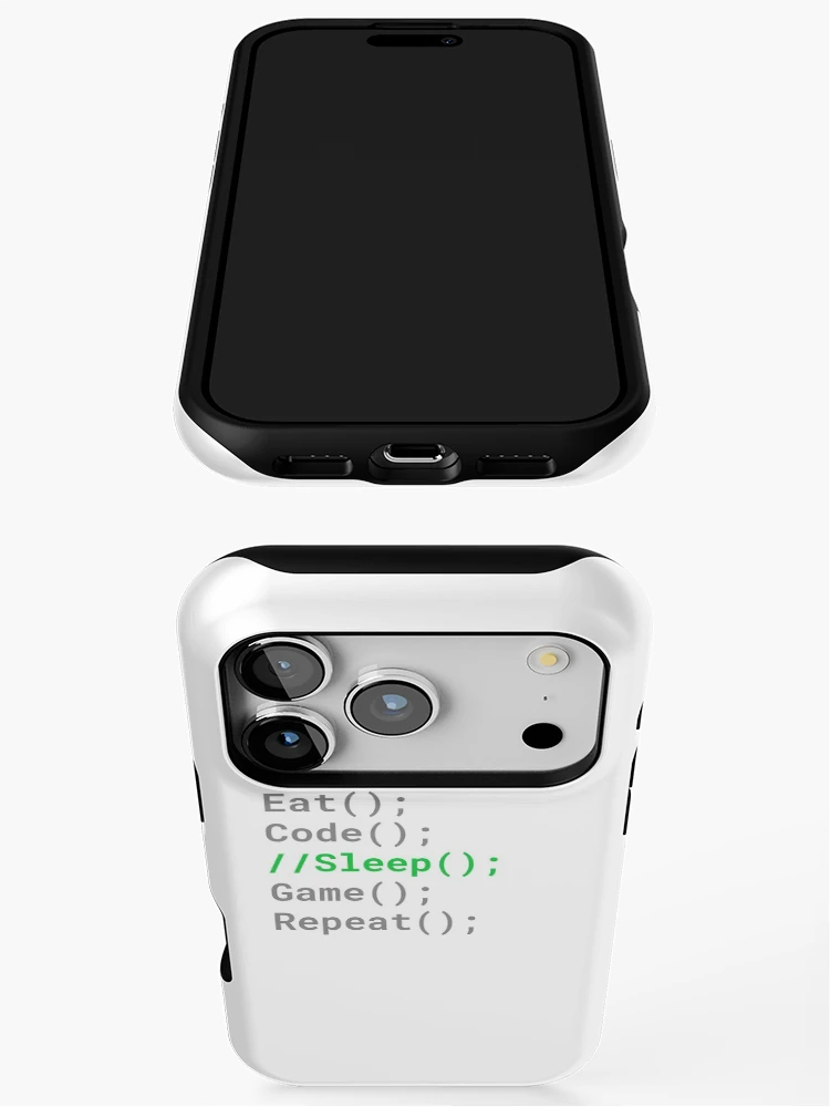 Thumbnail 3 of 4, iPhone Case, Computer Geek Eat, Code, Sleep, Game, Repeat designed and sold by ComputerGeeksTs.
