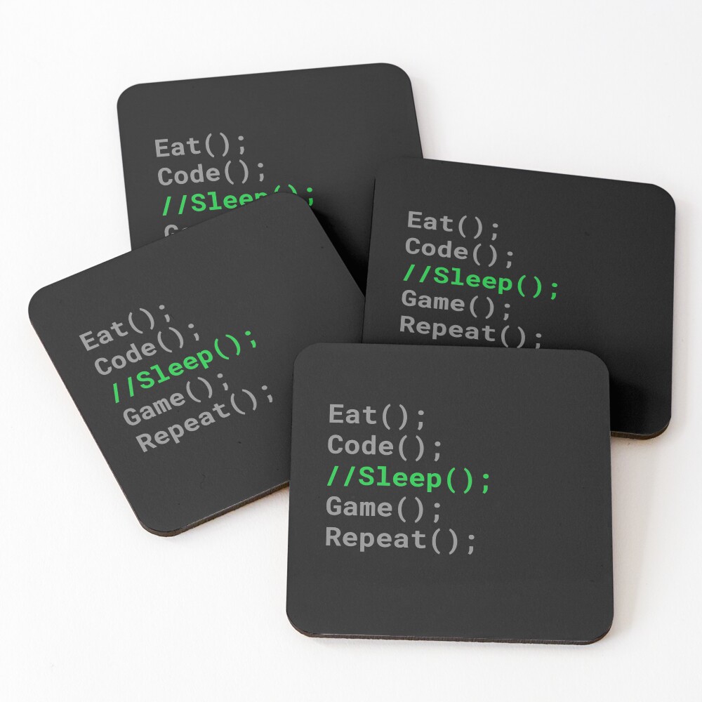 Item preview, Coasters (Set of 4) designed and sold by ComputerGeeksTs.