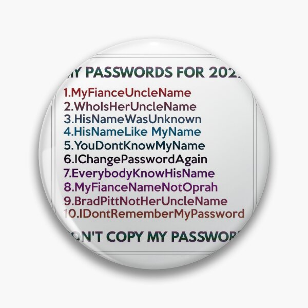 Item preview, My Passwords For 2022 designed and sold by VkScript.