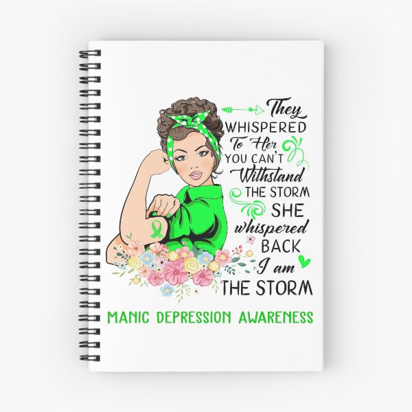 Item preview, I AM THE STORM MANIC DEPRESSION AWARENESS designed and sold by Brad-FI.