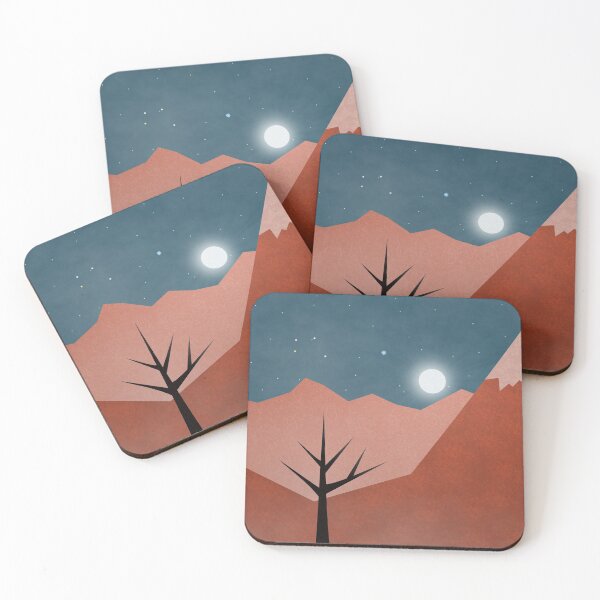 Item preview, Landscape of mountainous at night designed and sold by Javier Narváez Solarte.