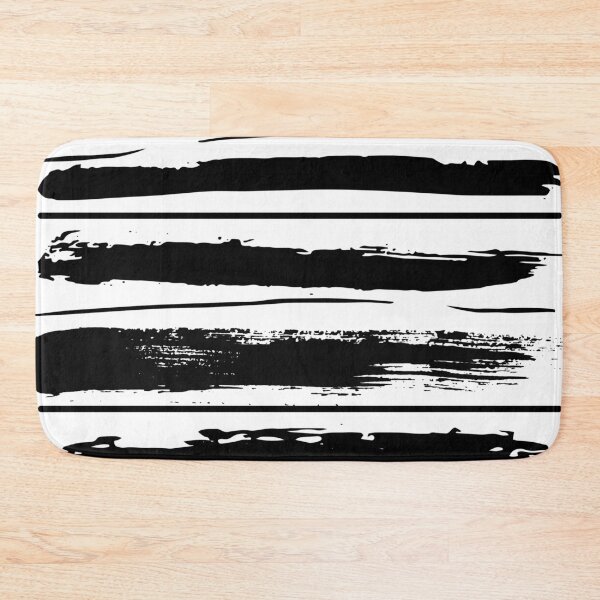Item preview, Black Brush Strokes Pattern designed and sold by Designs By YL.