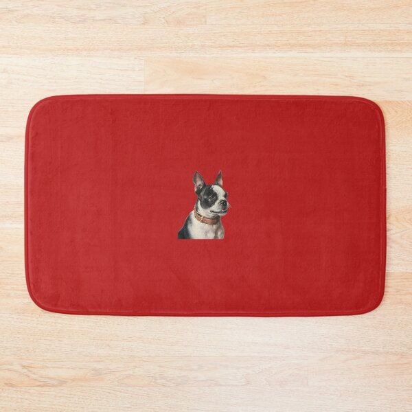 Item preview, Cute Vintage Boston Terrier Dog with Collar designed and sold by RedThorThreads.