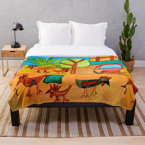 Item preview, San Miguel Chickens Zionart Zion Levy Stewart designed and sold by Zion Levy Stewart.